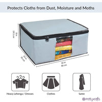 Saree Cover - Solid Non Woven Saree Cover for Wardrobe (Pack of 6)