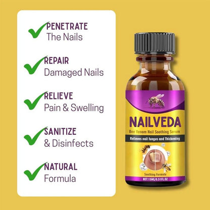 Fungi Free Bee Venom Nail Treatment Solution Serum (15ml)